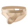 Men Briefs High Elasticity Fit Tight Cut Panties Solid Color Striped Print Breathable Mesh Underwear Smooth Wiring Low Waist Panties