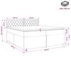 Box Spring Bed with Mattress Dark Grey 200 X 200 Cm Velvet