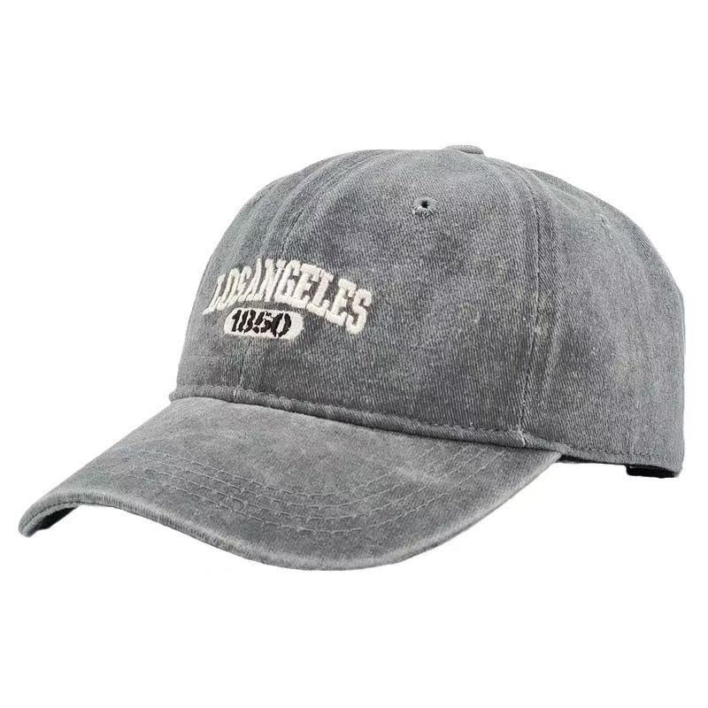 Casual Baseball Cap for Women Men Cotton Soft Top Hats Unisex Los Angeles Embroidery Snapback Hat Hiking Sunscreen Caps