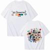 Ed Sheeran Mathematics Tour Short Sleeve T-shirt Ed Sheeran Merch Harajuku Unisex O-neck Casual Shirt