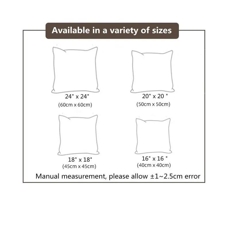 Fresh Style Pillowcase 45cmX45cm Square Sofa Pillow Cover Pretty Flowers Cushion
