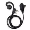 High-End G-Type Ear-Hook Noise-Canceling Walkie-Talkie Headset with K-Head Handheld Mic for Baofeng UV-K5 K6 8800.