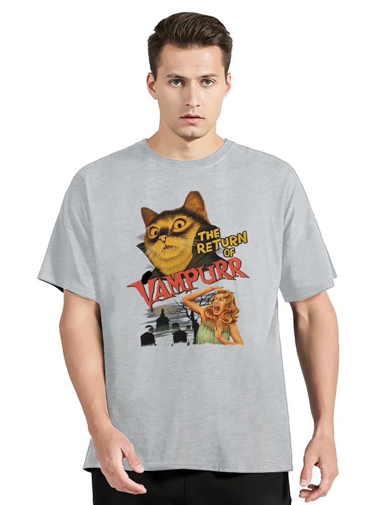 The Return Of Vampurr T-Shirt Men Women Fashion T Shirt Cotton Tshirt Kids Hip Hop Tops Tees Summer Anime Camiseta Cat