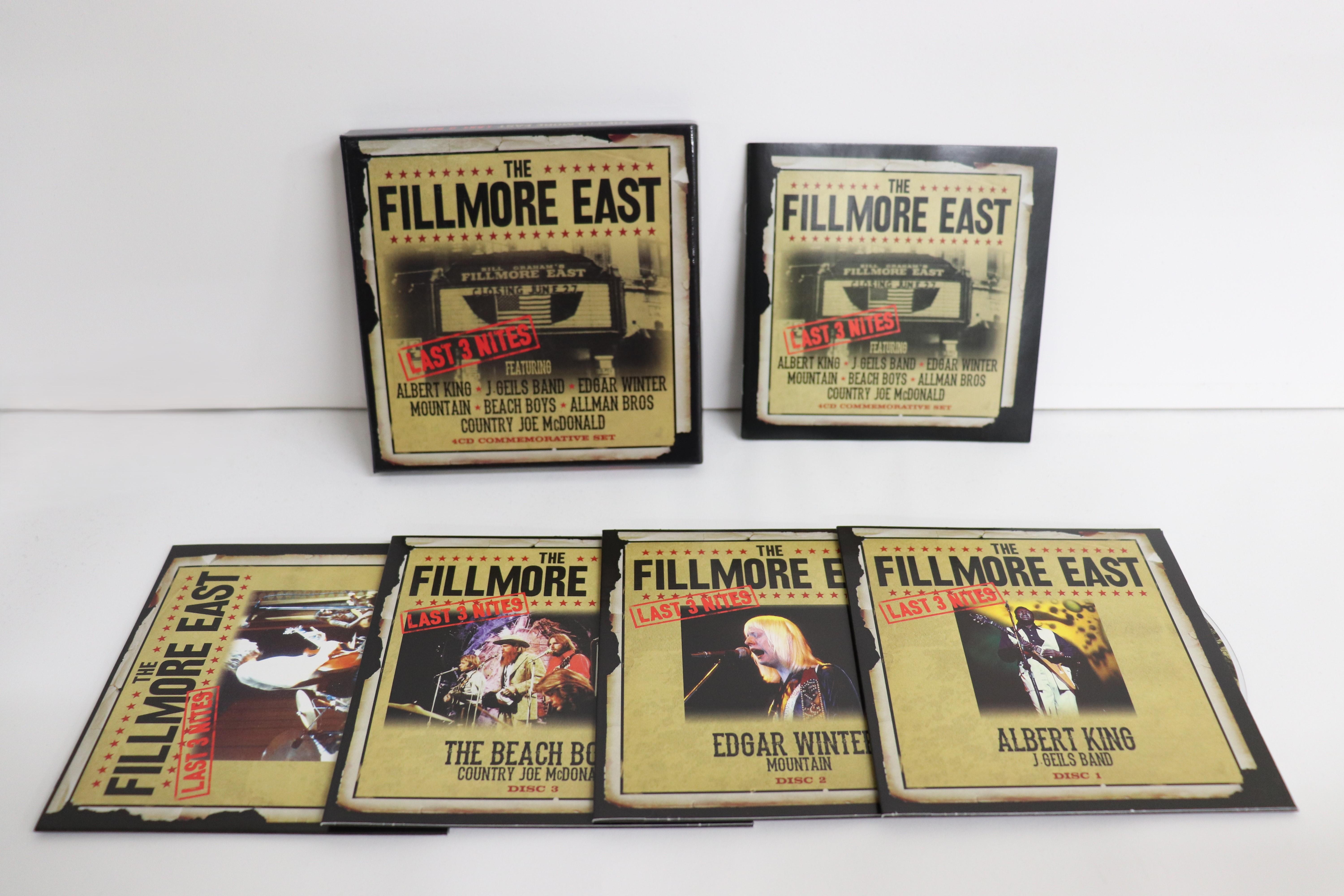 

CD VARIOUS Fillmore East Last 3 Nites ECHO4CD2074 ECHOES 2016 UK Rock Used
