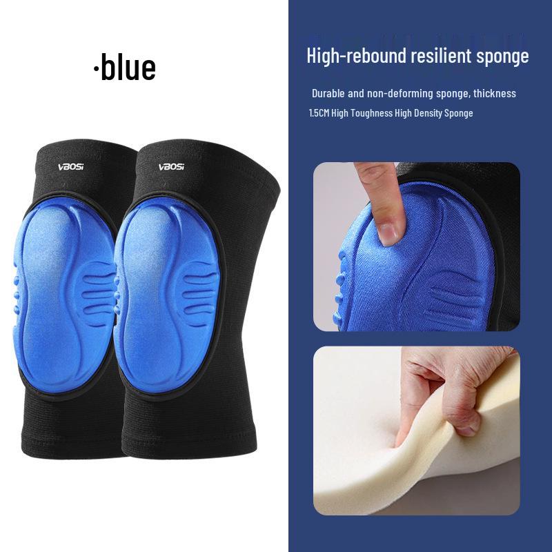 

Unisex Sports Knee Pads for Dance, Yoga, Volleyball, Running, and Cycling Medium синій
