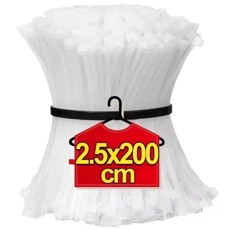 Fascette per Cavi in Nylon Autobloccanti Regolabili a Zip Fascette di Fissaggio Industriali Anelli di Fissaggio Riutilizzabili per Casa Uffici Vendita all'Ingrosso