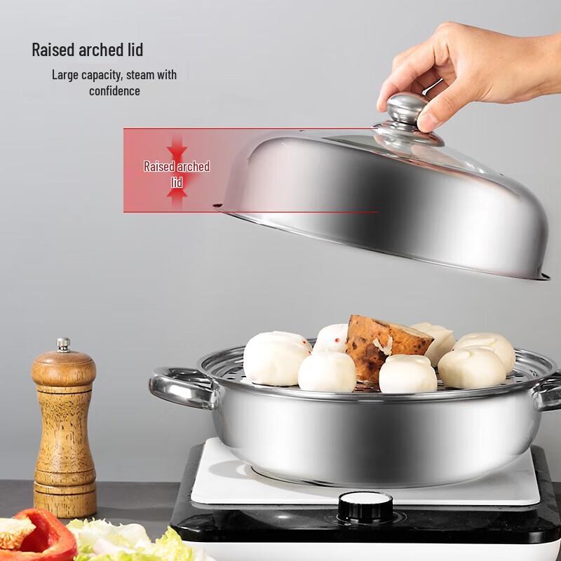 Adneny Mehrzweck-Edelstahl-Suppendampfgarer