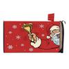 Winter Magnetic Mailbox Cover Standard Size 18 X 21in Merry Christmas Mailbox Wraps Cover Holiday Post Letter Box Cover for Outdoor Garden Yard Decor