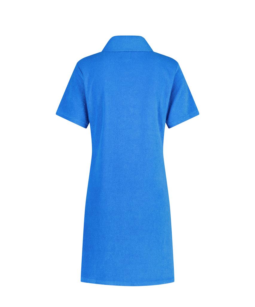 Le Sonnet Terry Zip-Up Dress Blue