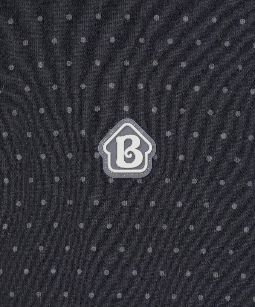 BAUF Round Collar T-Shirt [Dot Charcoal]