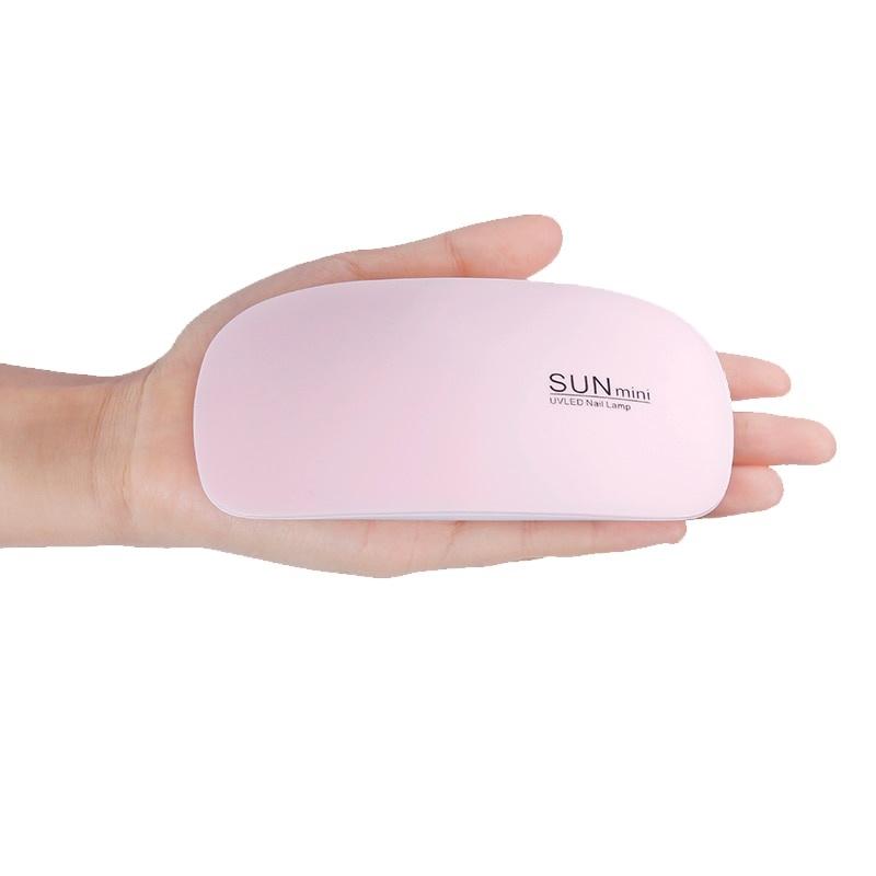6W Portable Mini UV Nail Lamp USB Charge Timer LED Quick Dry Nails Gel Manicure for Nail Art