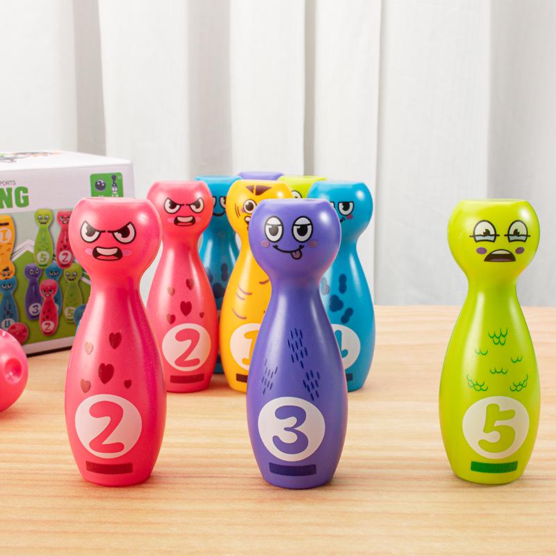 Kids' Stacking Bowling Numbers Toy - Indoor/Outdoor Sports & Learning
