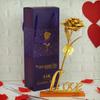 Birthday Gift for Girlfriend Boyfriend Husband Wife Couples Girls Boys (Special 24K Gold Plated Rose, Scented Rose Flowers with Teddy Gift Box Combo)