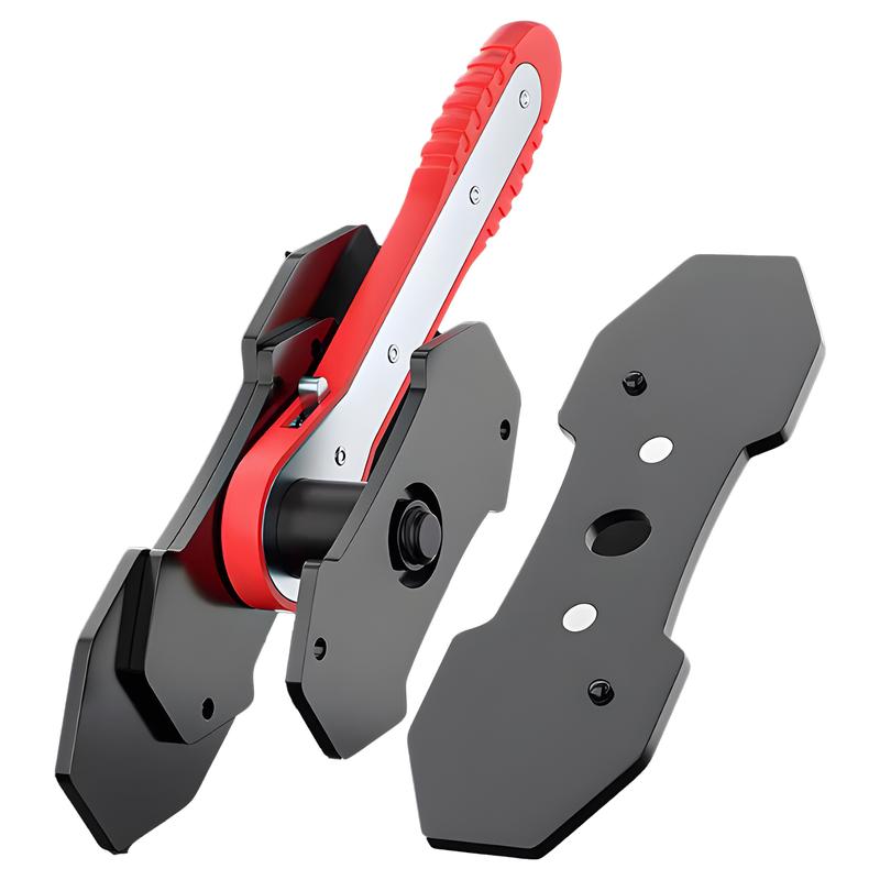Brake Caliper Piston Press Tool 360° Rotating Ratchet Wrench – Single, Dual & Quad Disc Brake Pad Spreader Expander for Car Repa