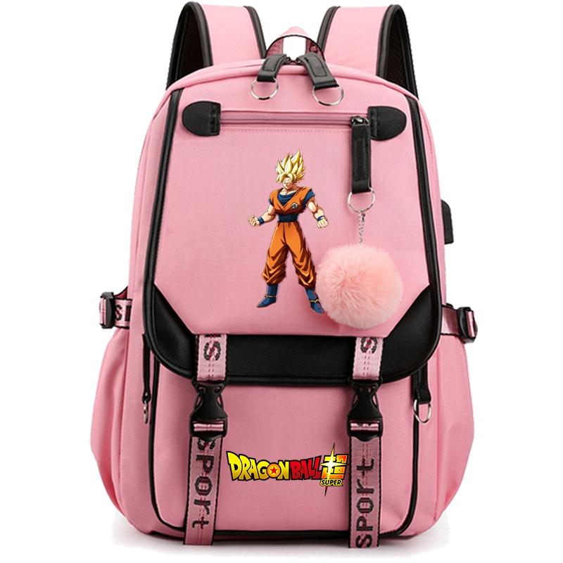 Anime Dragon Ball Bag Large Capacity Backpack for Women Anti Theft Travel Bag Back To Schoolbag for Teenager Girl Laptop Bag Women Travel Bag Mochila