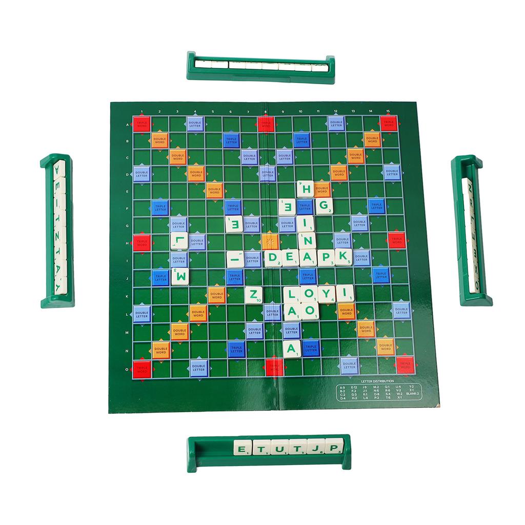 Crossword Puzzle Kids Educational 2?4 Person English Word Puzzle Children Board Game