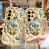 Phone Case: 2D Flat, Suitable for Samsung Galaxy A34 A35 M05 M06 S20 S22 S21 FE Plus 5G Protective Case, Light Blue Koala, Perfect Christmas and Hallo