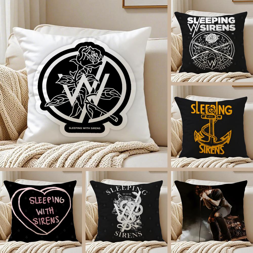 album dark SSleeping with SSirens Cushion Cover Pillowcase Antidustmite living Room Sofa Decor Cushion Room