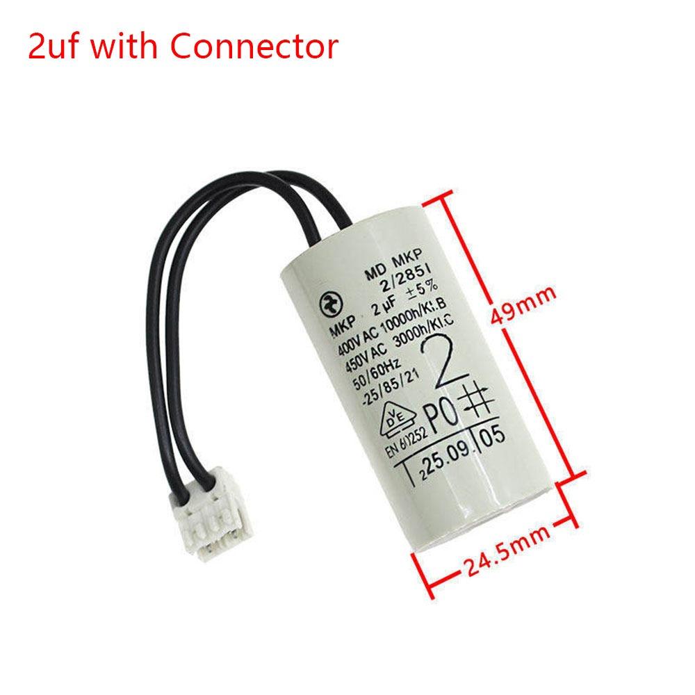 1 sztuka Ścienne Pompa Wodna Kotła Kondensator Kondensator Systemu Grzewczego Komponent Elektroniczny 2uf with plug
