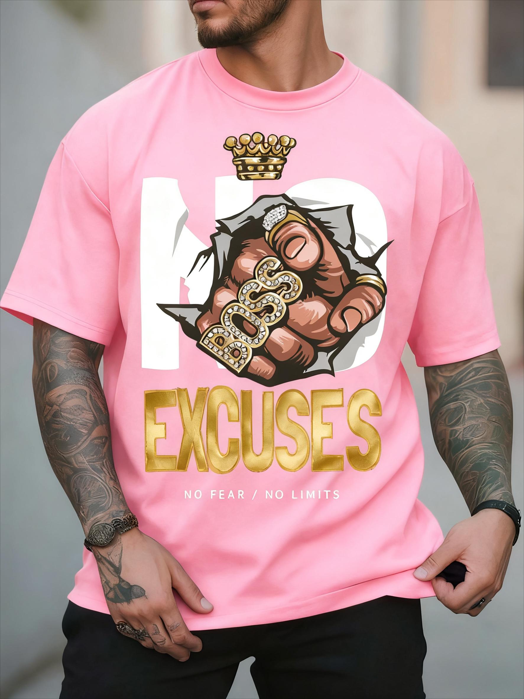 

Хлопковая футболка с коротким рукавом с графическим принтом Royal Boss, летняя, унисекс, повседневная, свободного кроя, модная одежда для мужчин и женщин 4XL