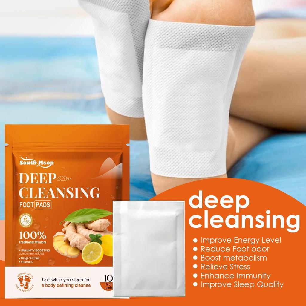 Buy Detox Foot Patches Natural Ginger Powder Ingredient Deep Cleansing