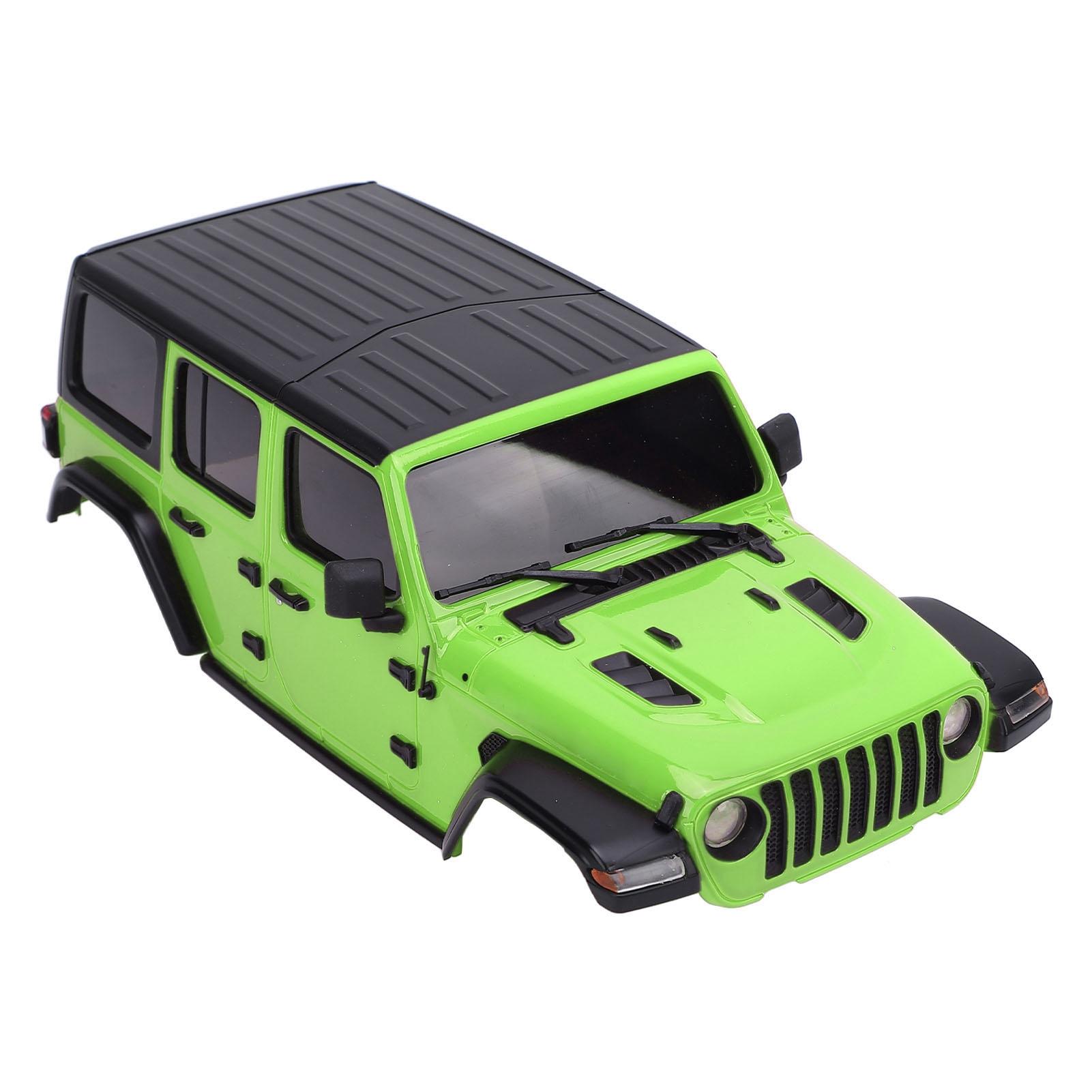 

RC Body Shell Plastic 1 24 RC Car Hard Body Shell Cover for Axial SCX24 DIY Upgrade Parts зелений