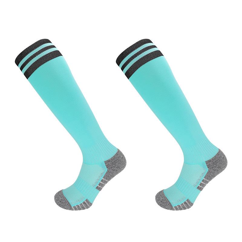 Anti-Rutsch Fußballsocken für Erwachsene Herrenstrümpfe Kniestrümpfe für Kinder Handtuchsohle Professionelle Sportsocken