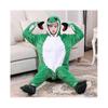 (L) Adult Green Snake Onesie Cartoon Pajamas Christmas Role Play Costume