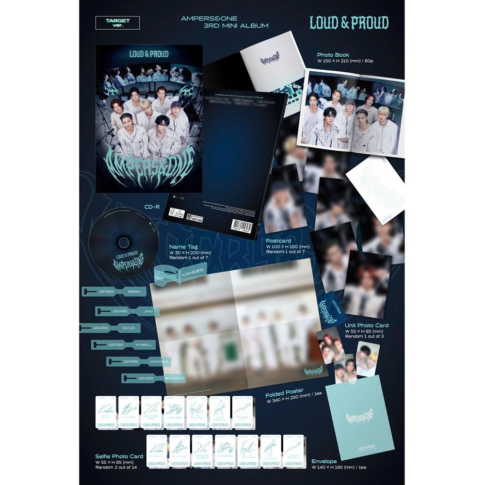 [8/13 Release] AMPERS&ONE - 3rd Mini Album LOUD & PROUD CD