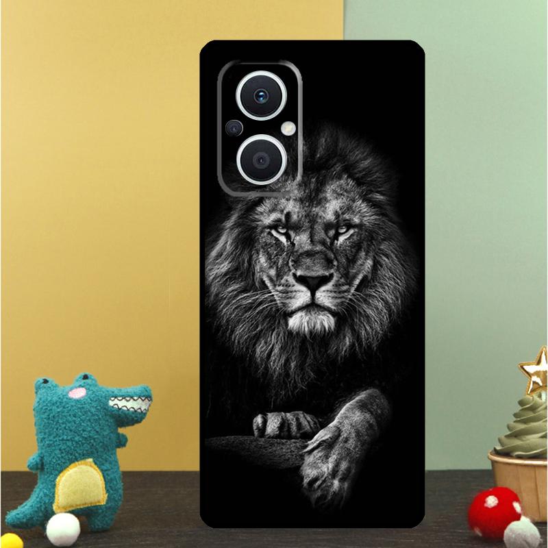 Animal Lion Wolf Tiger Eagle Case For OPPO Reno 15F 13F 14F 12 11 F 10 14 15 Pro 7 8 Lite OPPO Find X9 X8 X6 X5 Pro Cover