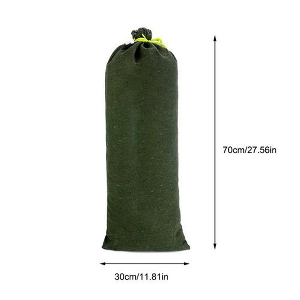 30x70cm Thickened Flood Sand Bags with Drawstring Ties Water Resistant Heavy Duty Sandbag for Flood Control Thickened Flood Sand