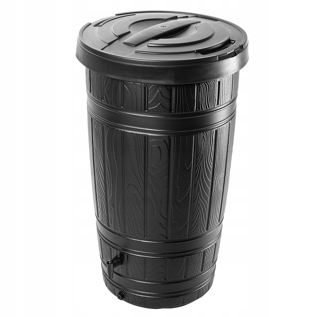 KADAX Réservoir d'Eau de Pluie 265L Eau de Pluie Tonneau Conteneur Kit Avec Robinet