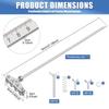 Positioning Calipers For Precise Measurements Easy Wood Cutting Precision Cutting Guide For Circular Saws Adjustable Guide Rail