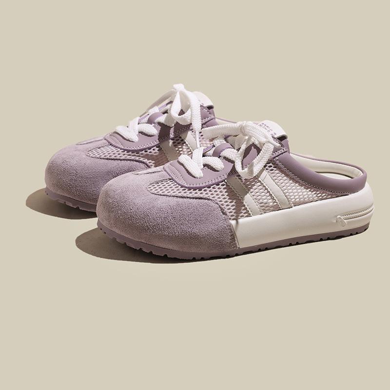 ins trendy thick-soled bag head half slippers women's 2025 summer new women's fashion outer wear sandals without heels