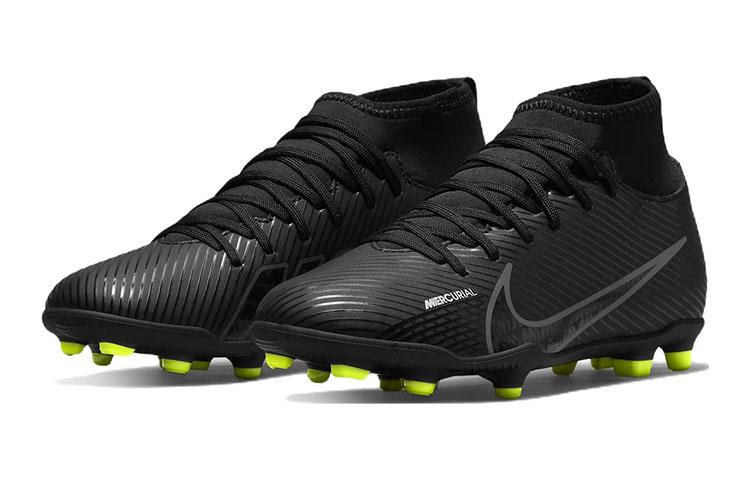 Nike Mercurial Superfly 9 JR Assassin 15 Club FG/MG Comfortable Round Toe Slip Resistant Abrasion Resistant Mid top DJ5959-001