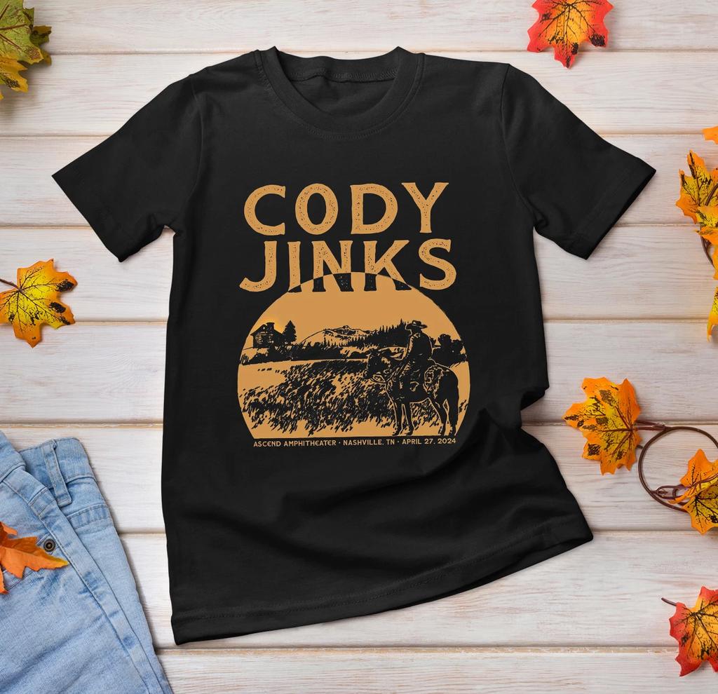 Hot Cody Jinks Singer Gifts Family Cotton Black S5xl T Shirt Us073