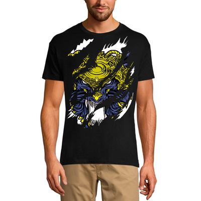 Men's Torn T-Shirt Angry Animal - Mad Graphic Vintage Shirt for Men
