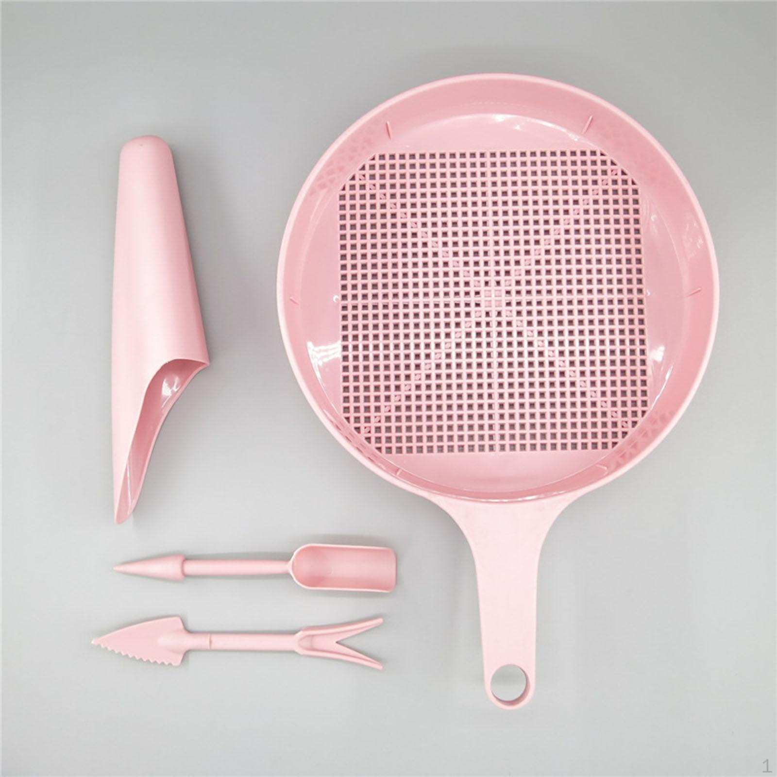 

4 шт. сито для почвы бонсай кукуруза сетка для протечки горшечных культур 3 мм практичная легкая в использовании садовая ручная работа