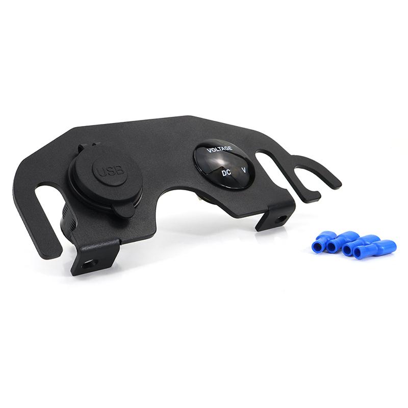 

Motorcycle Auxiliary Shelf USB Dash Panel Aftermarket Fit For Suzuki V-strom650 DL650 2004 2005 2006 2007 2008 2009 2010 2011