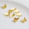 14K Gold-Filled Butterfly Charm Pendant for DIY Jewelry