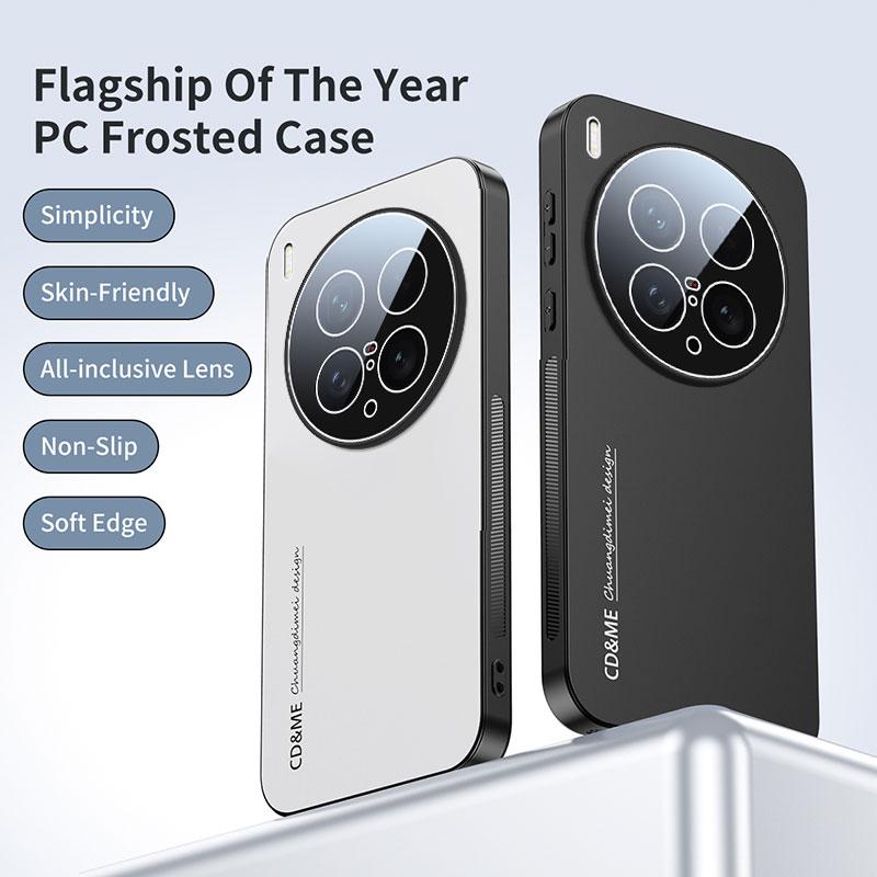 Luxury AG Matte Case For VIVO X200 Pro Ultra X200S X200Ultra Magnetic PC Frosted 360 Degree Bracket Stand Protective Cover