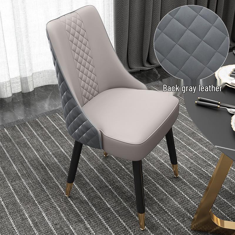Modern Minimalist Tech Fabric Dining Chair for Home or Hotel Use