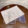 Acrylic Anti-Drop Phone Case for iPhone 17/16 Pro with Laser Heart Design