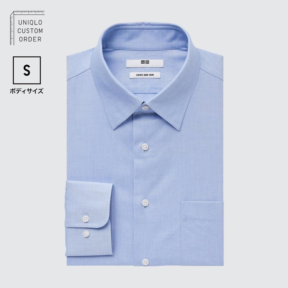 

Рубашка UNIQLO JAPAN Super Non Iron, обычный цвет, размер S, с длинным рукавом