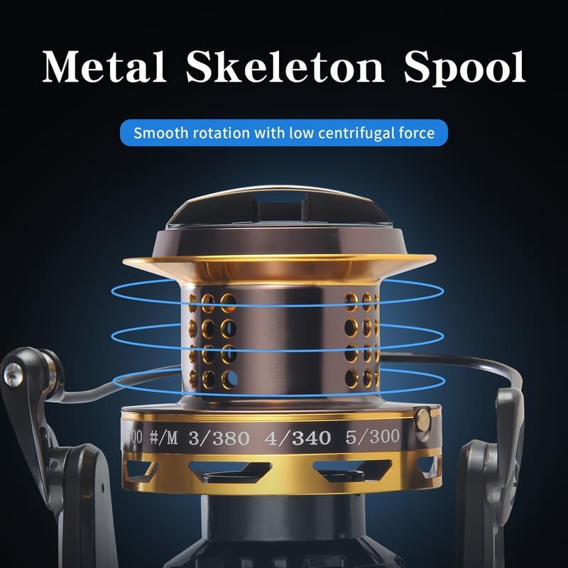 Durable Anti-corrosion Spinning Reel Bearings Explosion-proof Line Suitable for Saltwater Offshore and Offshore Fishing Sea Rod Lure Fishing Gear
