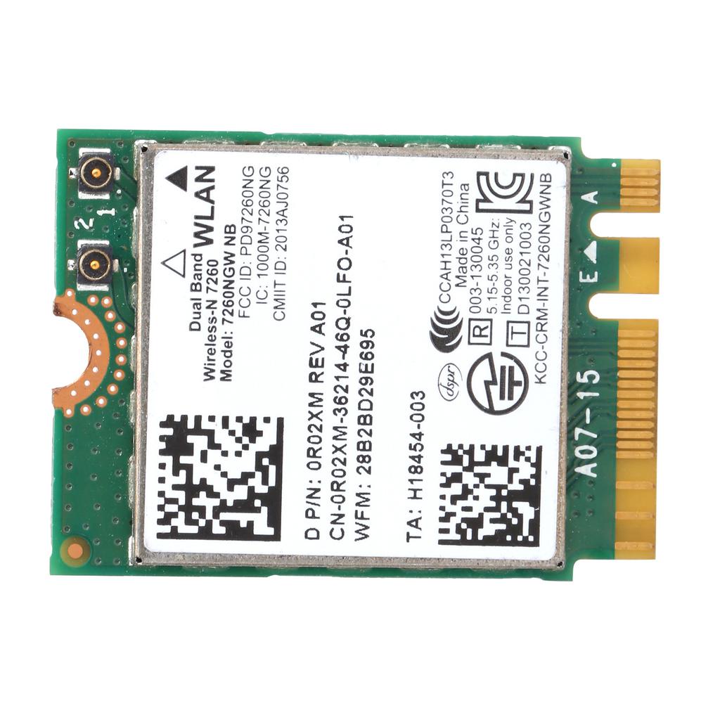 WLAN-Karte 2,4g 5g Dualband Drahtlosnetzwerkkartenmodul 300Mbps für Intel 7260NB 7260NGW