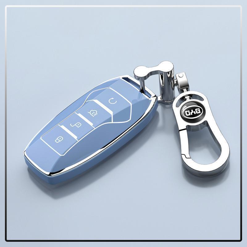Luxury Personalized Key Case for 2020-2021 Han EV - Full Coverage & Decorative Protection