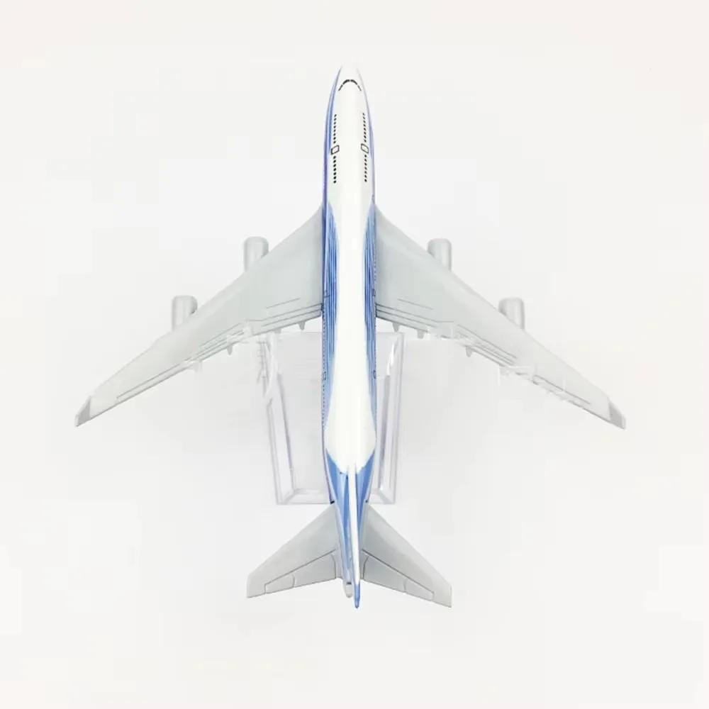 Aviation 747 Aircraft Model B747 Prototype Airlines Alloy 16cm 1/400 Scale Office Desktop Airplane Model Building Kits Aeroplane