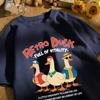 Retro Duck Full Of Vitality Unisexs T-Shirt Casual Fashion O-Neck Tee Summer Loose Basics Top Cotton Unisex Soft Vintage Clothing