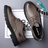 2025 Spring Men's Star Woodpecker Genuine Leather Formal Shoes - Soft Sole Casual Driving Shoes